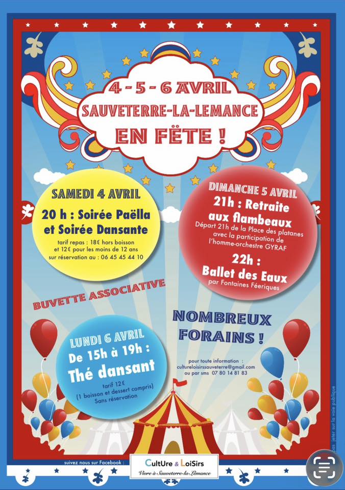 Sauveterre la Lémance en fête ! Salle des fêtes Sauveterre-la-Lémance 2026-04-04