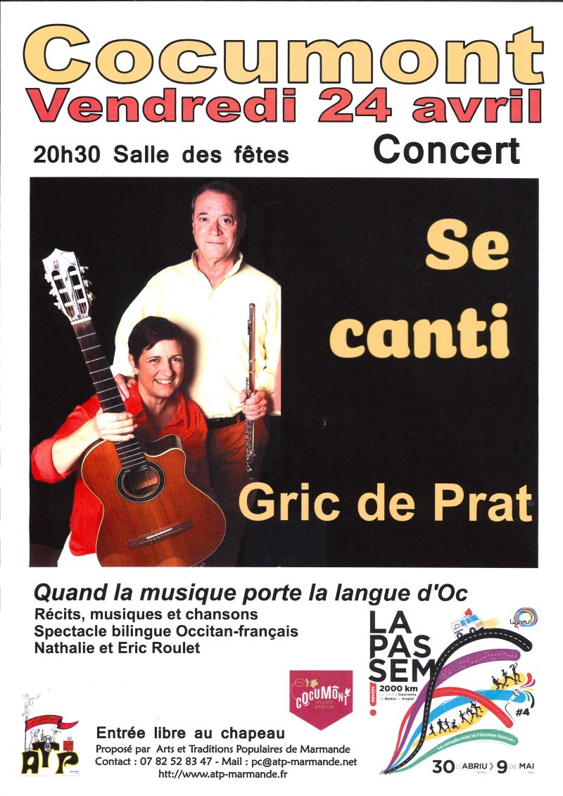 Se canti Gric de Prat Salle des Fêtes Cocumont 2026-04-24