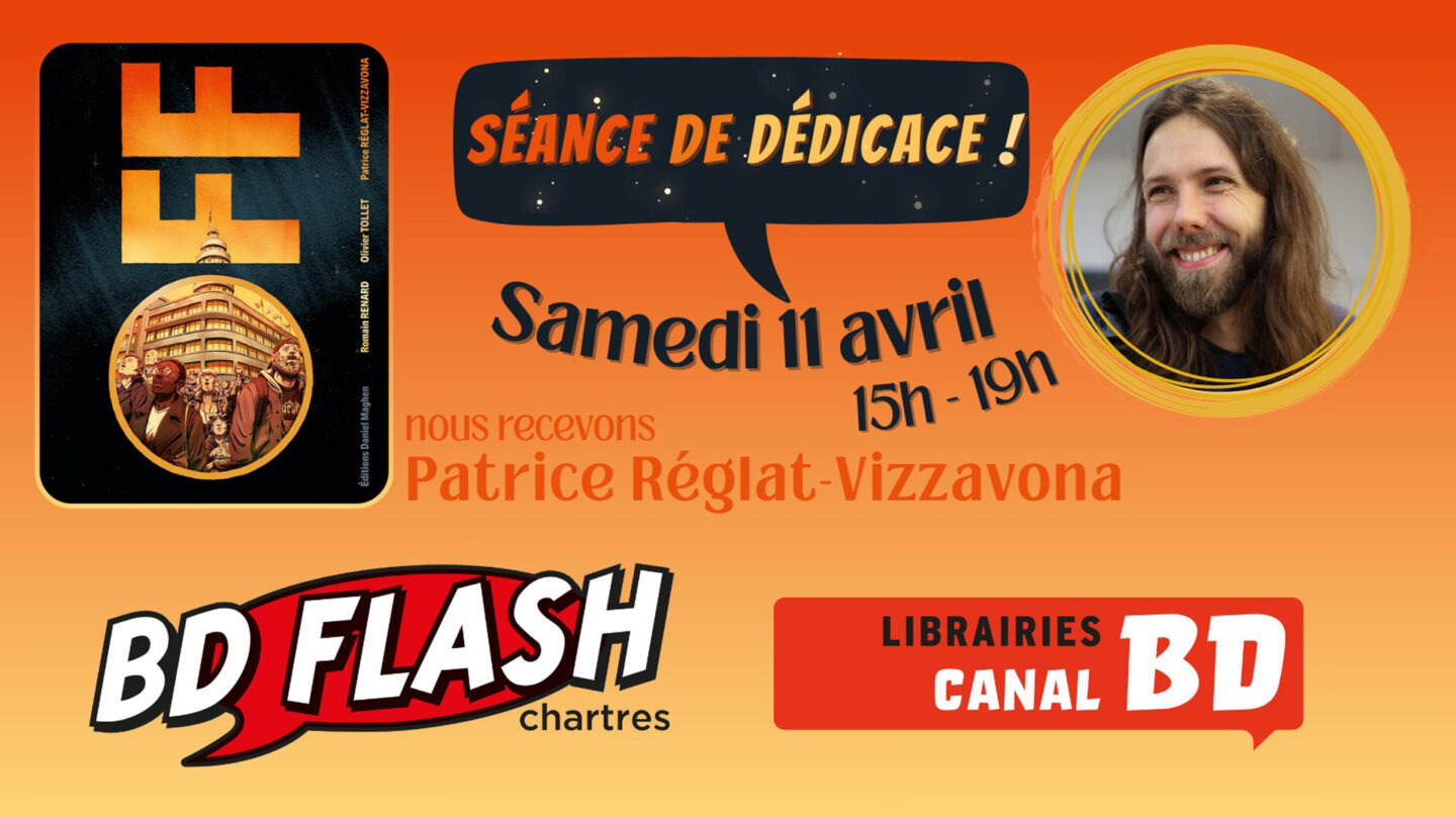 Séance de dédicace de Patrice Réglat-Vizzavona pour Off