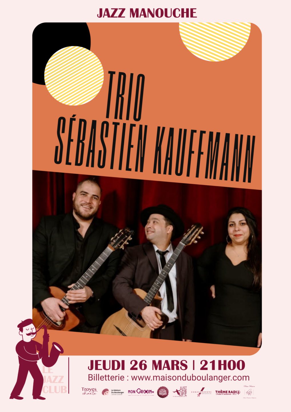Sébastien Kauffmann Trio Les Petits Crus Troyes 2026-03-26