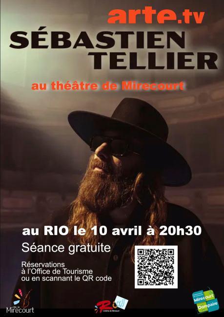 Sébastien Tellier au Théâtre Rediffusion au cinéma 48 rue Sainte Cécile Mirecourt 2026-04-10