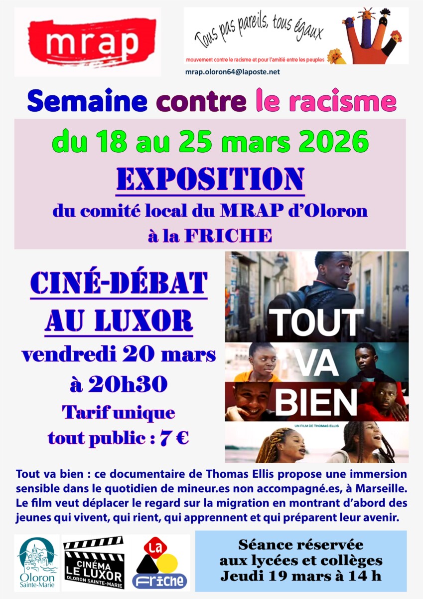 Semaine contre le racisme Ciné-débat