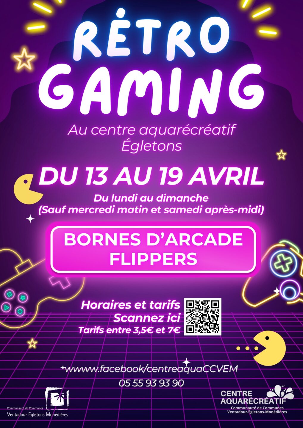 Semaine Rétrogaming au Centre Aqua Boulevard du Puy Nègre Égletons 2026-04-13
