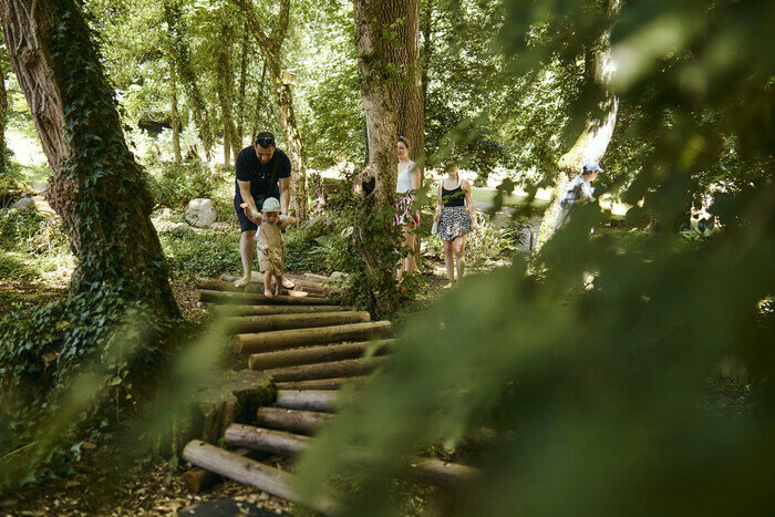 Sentier pieds nus et sensoriel Parc de Wesserling Husseren-Wesserling
