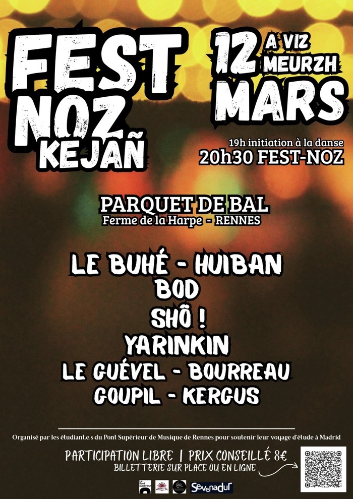 Sevenadur – Fest-noz Kejañ Parquet de Bal - Cercle Celtique de Rennes Rennes