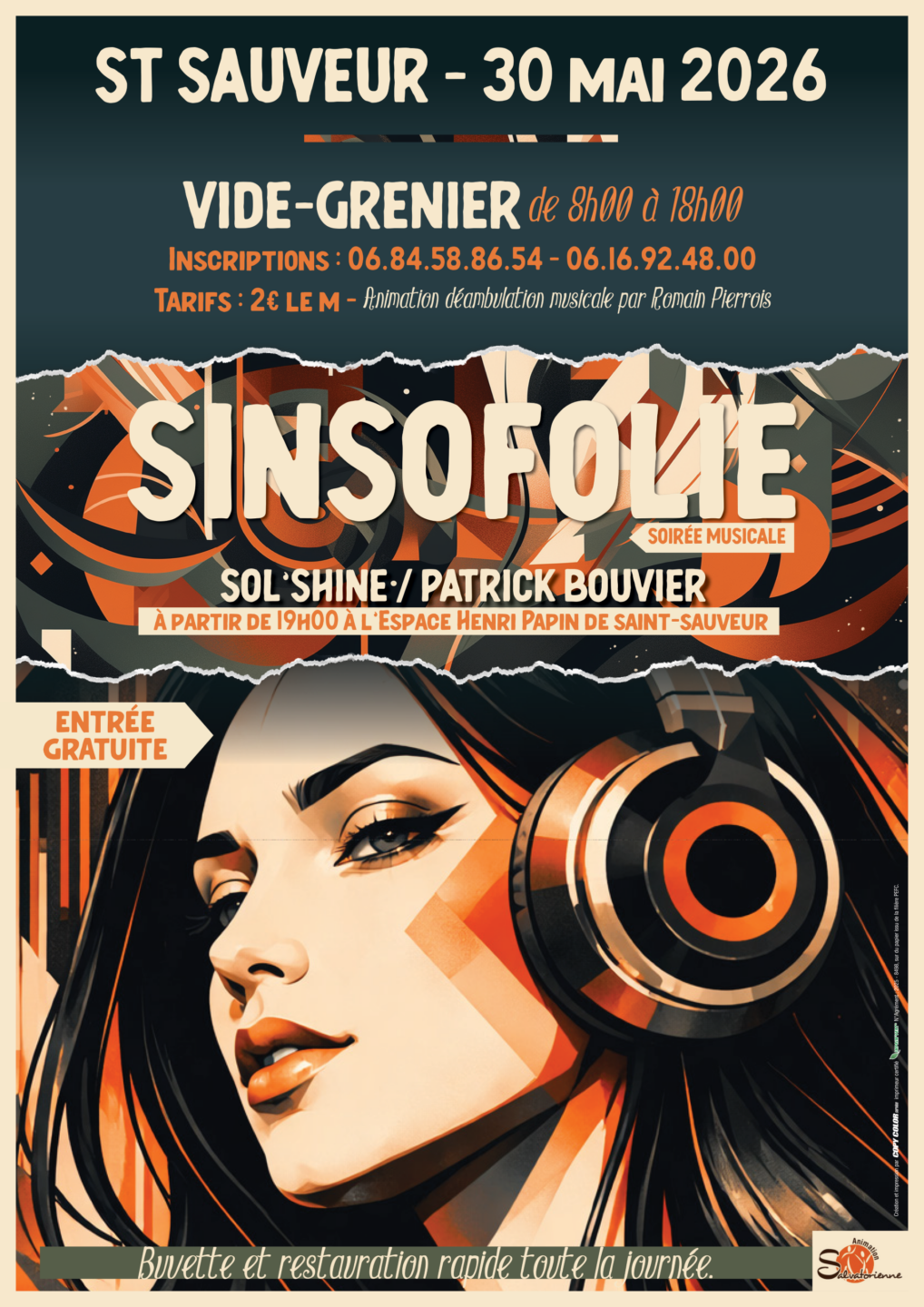 Sinsofolie Vide-grenier et concerts Rue de Palveau Bressuire
