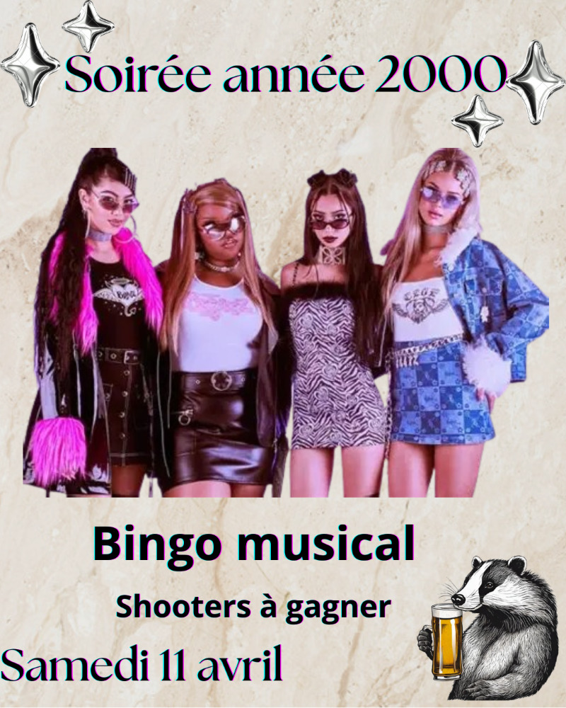 Soirée années 2000 + Bingo musical 18-20 boulevard Coligny Brantôme en Périgord 2026-04-11