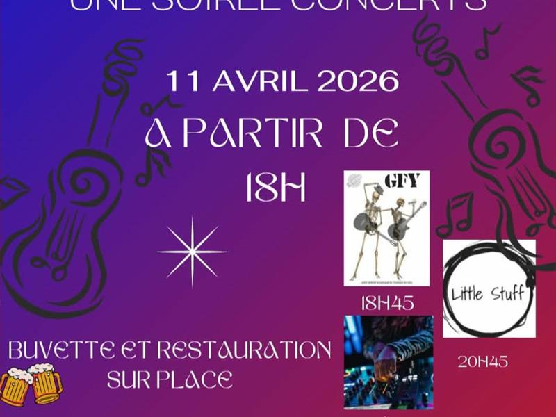 Soirée Concerts du MAD Salle polyvalente Dompaire 2026-04-11