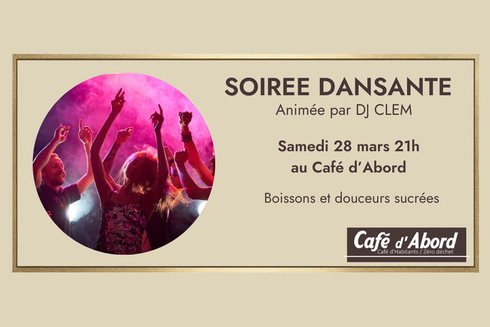 Soirée dansante déguisée (pour ceux qui veulent) Café d'Abord Saint-Médard-en-Jalles