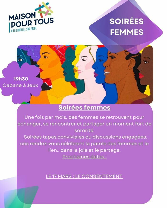 Soirée femmes : Le consentement La Cabane à jeux