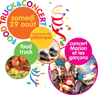 Soirée Food truck concert  Moncrabeau