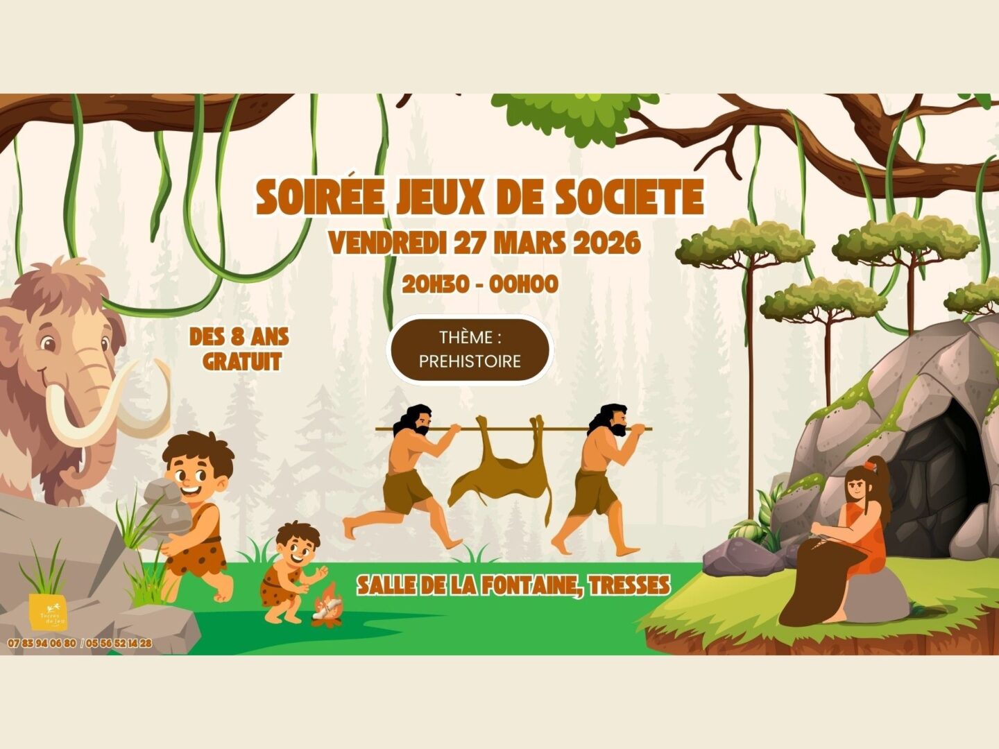 Soirée jeux de société 4 Avenue des Écoles Tresses 2026-03-27