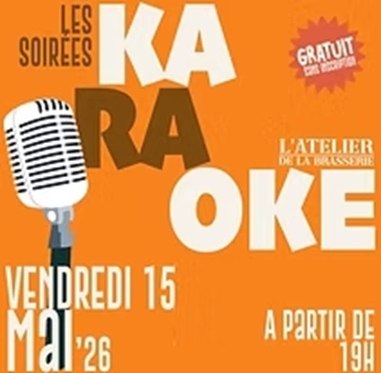 Soirée Karaoké à l'Atelier de la Brasserie 6 rue de la Brasserie Aubrives 2026-05-15