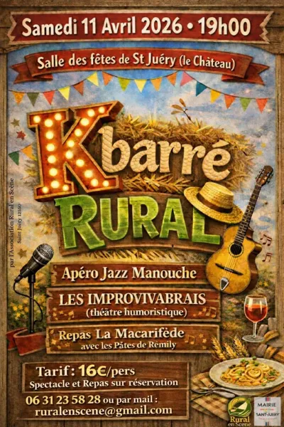 Soirée Kbarré Rural  Saint-Juéry 2026-04-11
