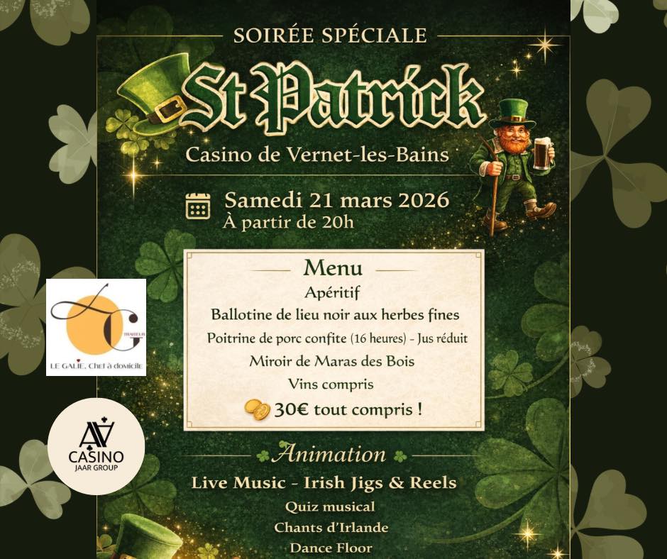 SOIRÉE SAINT PATRICK