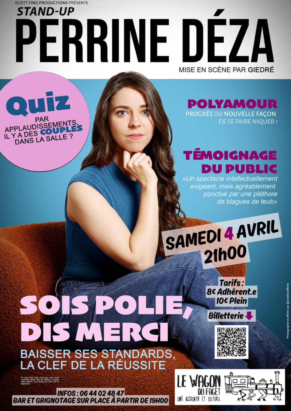 SOIRÉE STAND UP AU FAGET Au Chaâteau Le Faget 2026-04-04