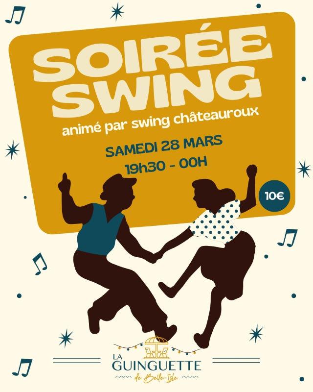 Soirée Swing avec initiation Rue du Rochat Châteauroux 2026-03-28