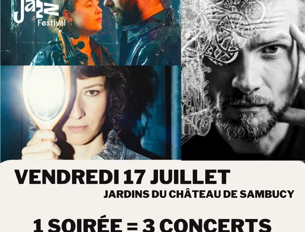 Soirée Vendredi 17 juillet| 3 Concerts Duo Brady | La vie d&rsquo;après (19h) + Léa Maria Fries (21h) + Vincent Peirani Quintet Living Being IV (22h30) Duo Brady | La vie d&rsquo;après- Millau Jazz Festival  Millau