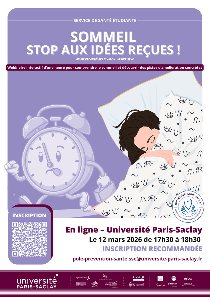 Sommeil : stop aux idées reçues ! En visio Orsay