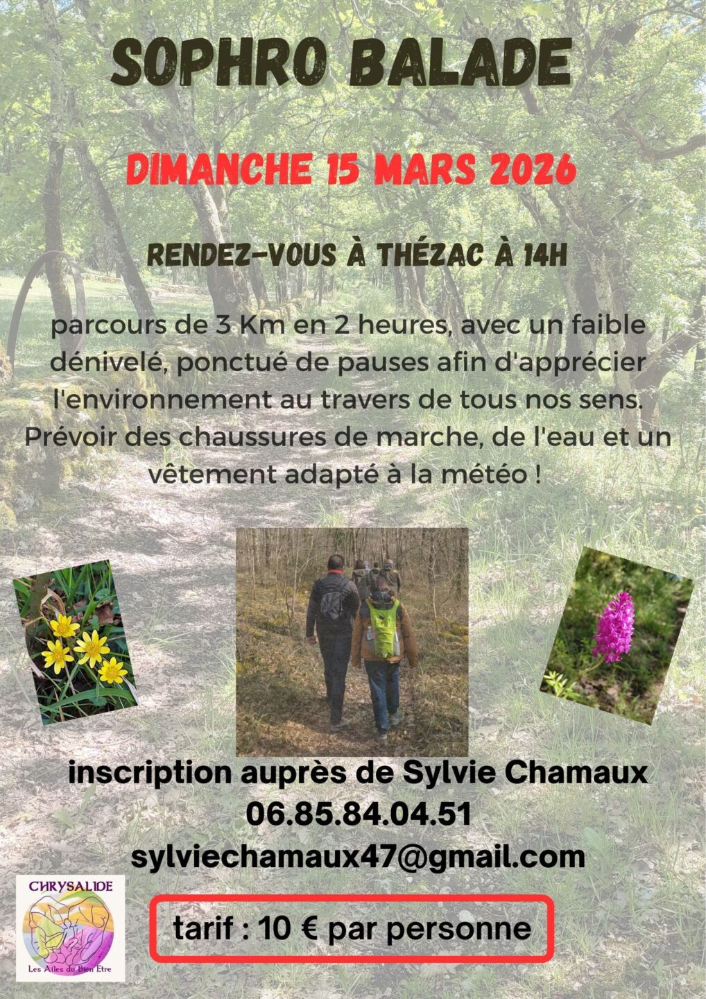 Sophro Balade  Thézac 2026-03-15