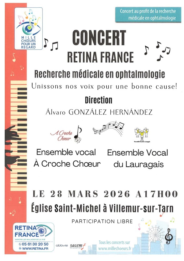 Soutenons la recherche en ophtalmologie avec l’opération « Mille chœurs pour un regard »