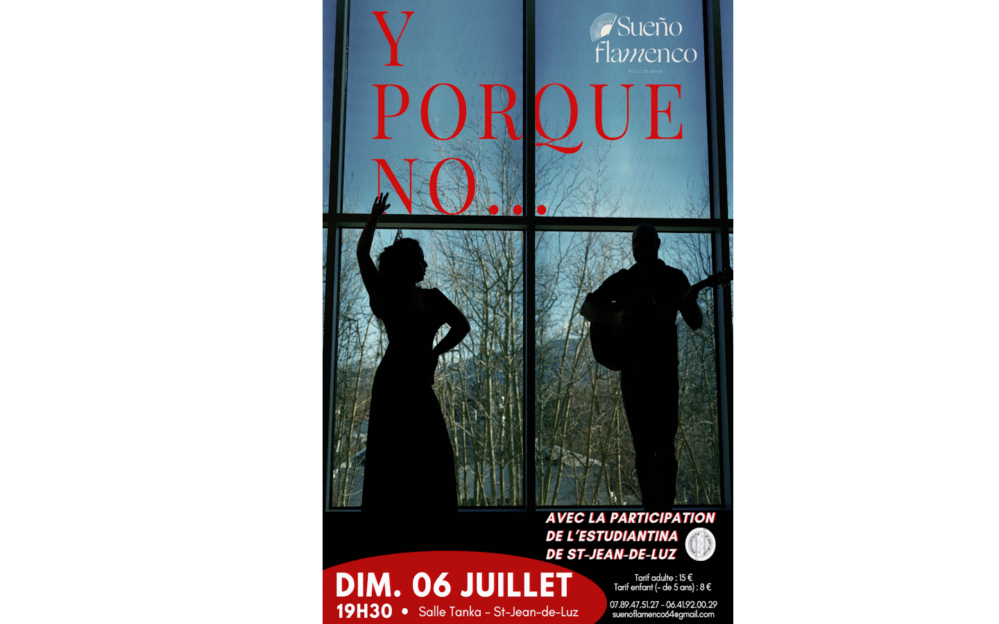 Spectacle de l&rsquo;association Sueño Flamenco Place Louis XIV Saint-Jean-de-Luz