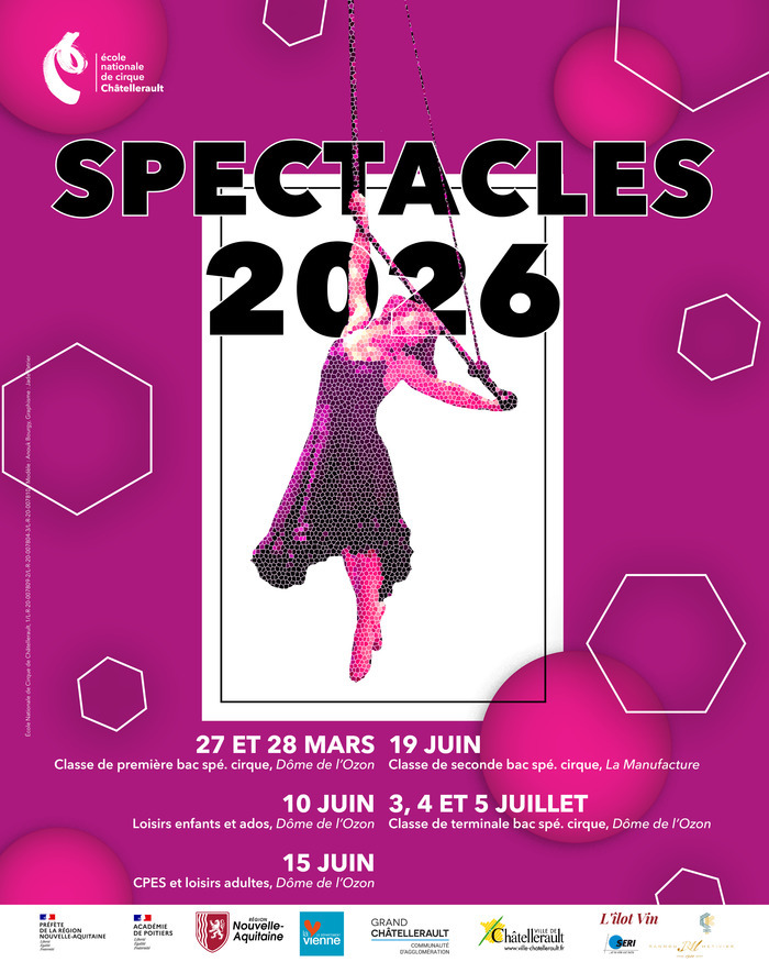 Spectacle des CPES et adultes Dôme de l'Ozon Châtellerault 2026-06-15