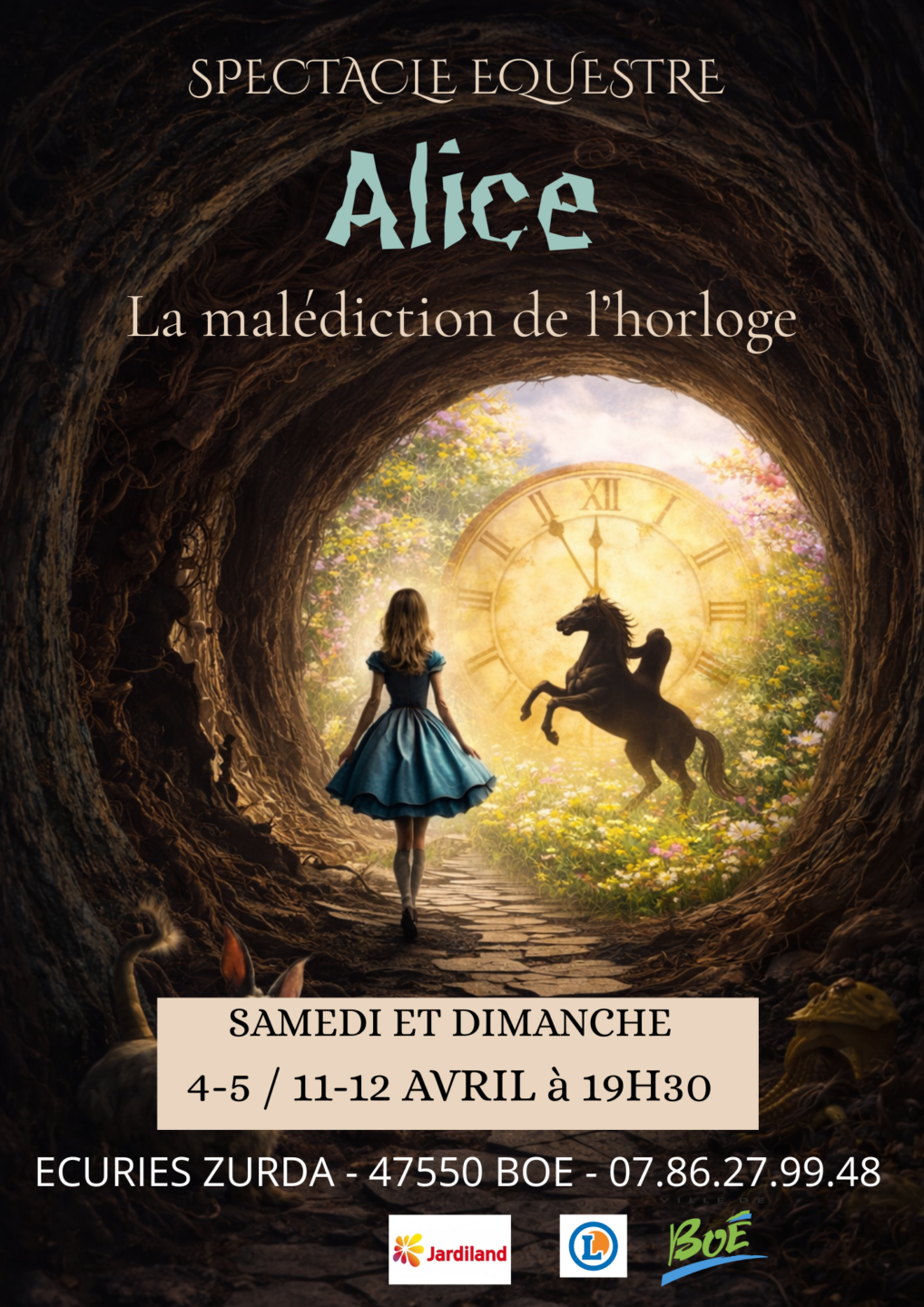 Spectacle équestre 570 route de Cancelles Boé 2026-04-04