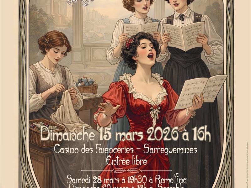 Spectacle lyrique Mimi Pinson Casino des Faïenceries Sarreguemines 2026-03-15