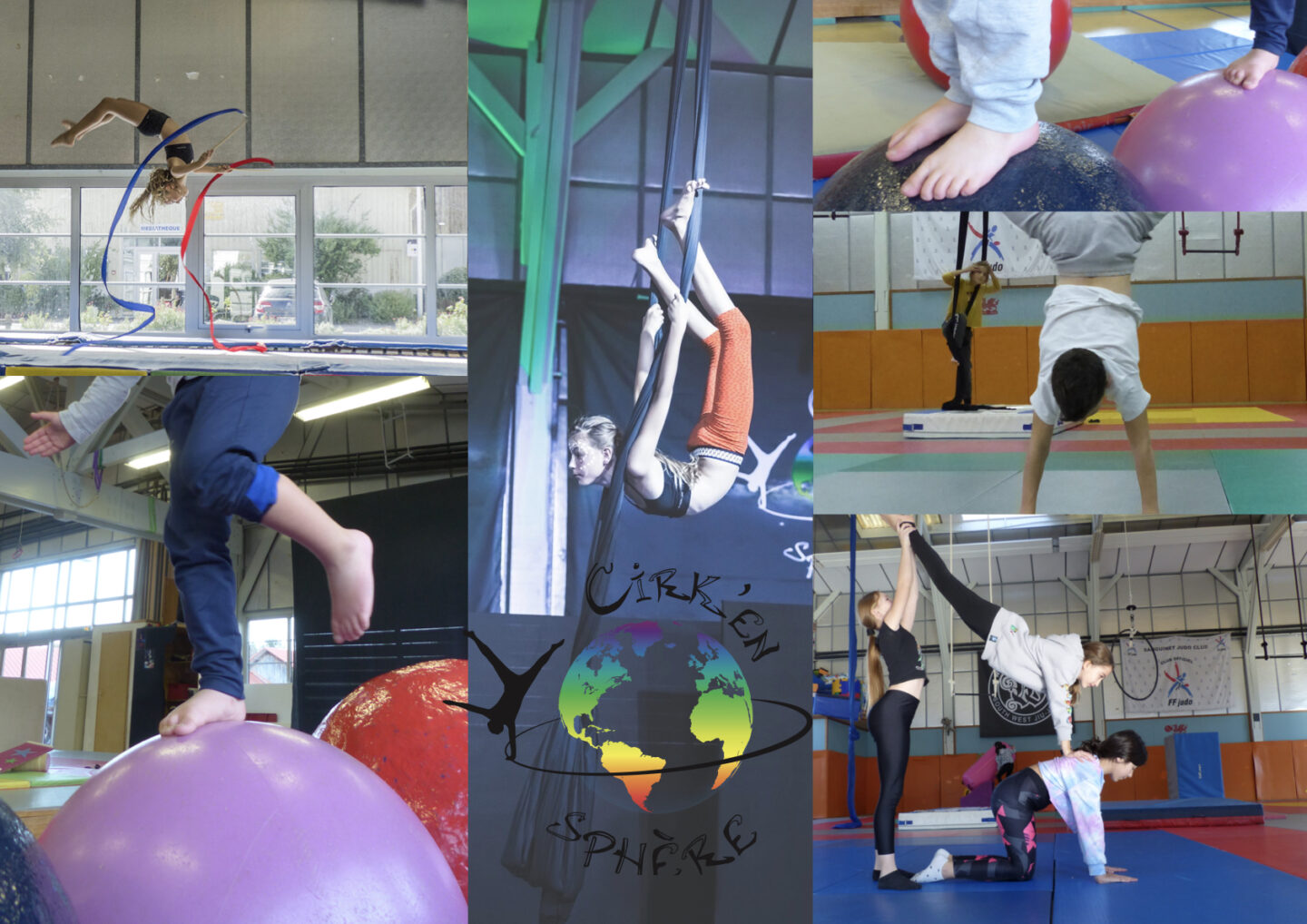 Stage de cirque avec l'école de cirque Cirk'en sphère 263 Avenue du Born Sanguinet 2026-04-13