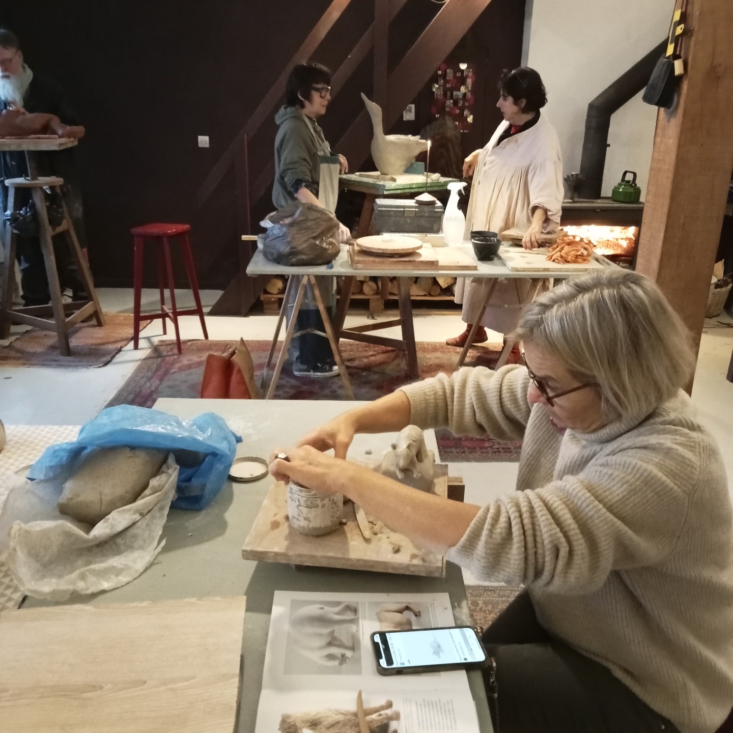 Stage de modelage avec Natacha Mondon 1 Impasse du Vieux Moulin Pers-en-Gâtinais 2026-03-28