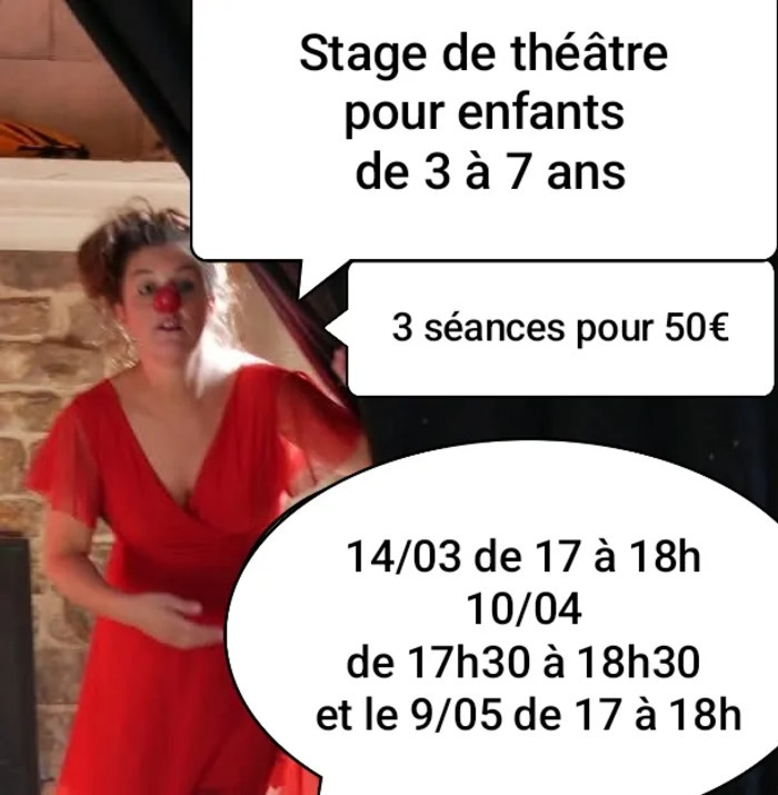 Stage de théâtre avec Amélie Abrieu à l'Atelier d'artistes – 14 mars Atelier d'artistes Valenciennes