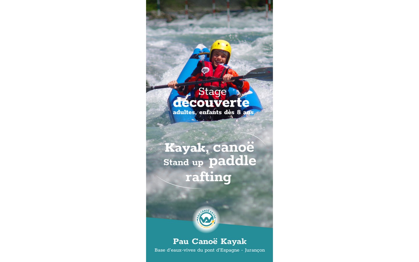 Stage découverte canoë-kayak 12 av du Corps Franc Pommiès Jurançon 2026-04-13