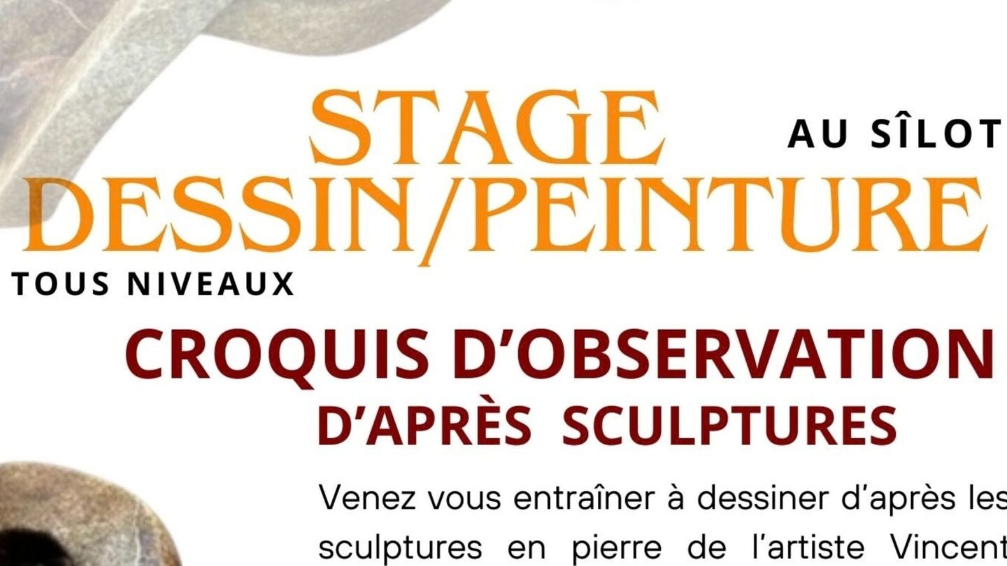 Stage dessin peinture tous niveaux 68 bis Avenue du Maréchal de Lattre de T Coulounieix-Chamiers 2026-05-05