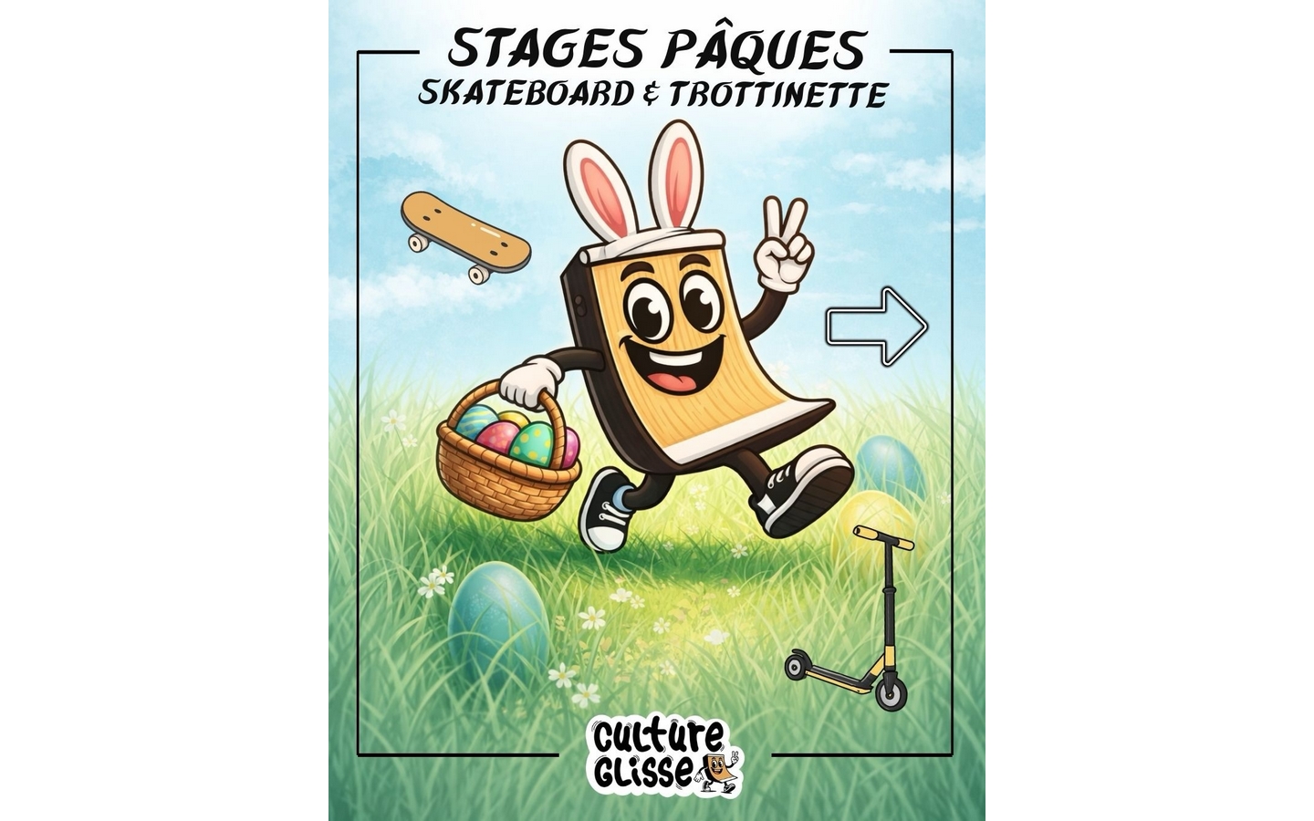 Stage Trotinette Culture glisse skate park Jurançon 2026-04-17