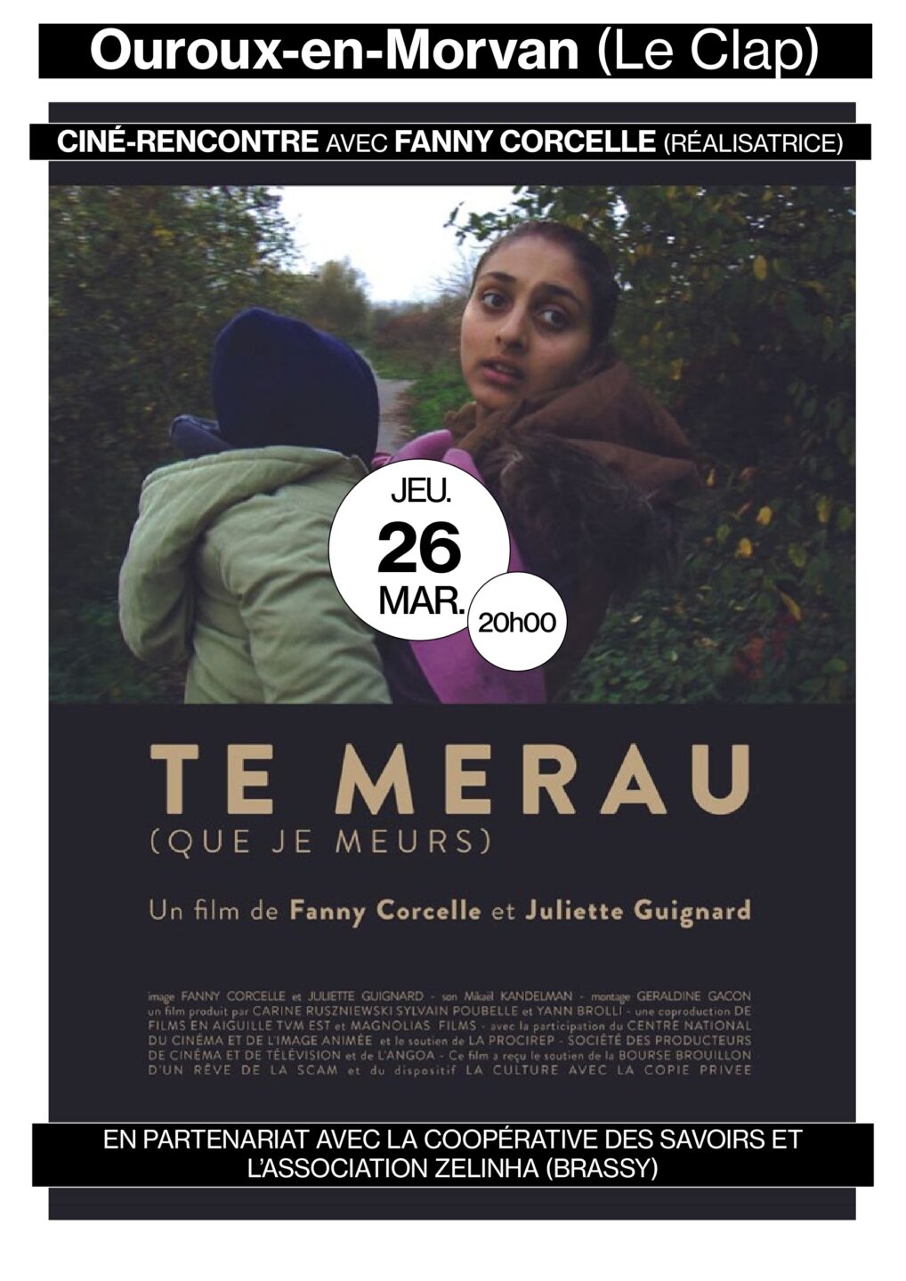 Te Merau Ciné rencontre avec Fanny Corcelle