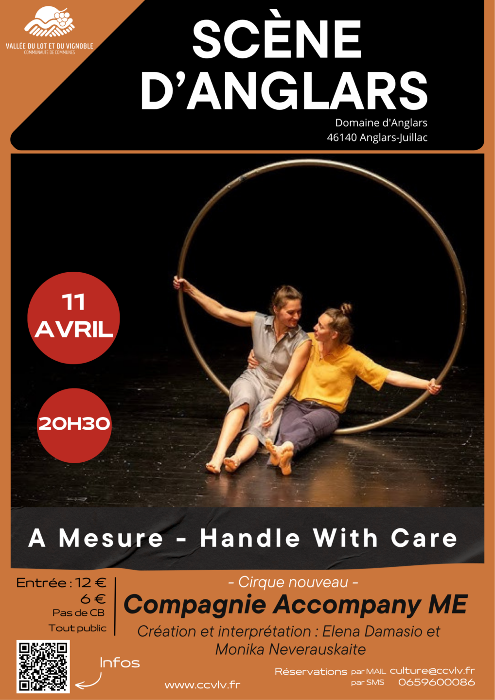 Théâtre À Mesure Handle With Care Domaine d'Anglars Anglars-Juillac 2026-04-11