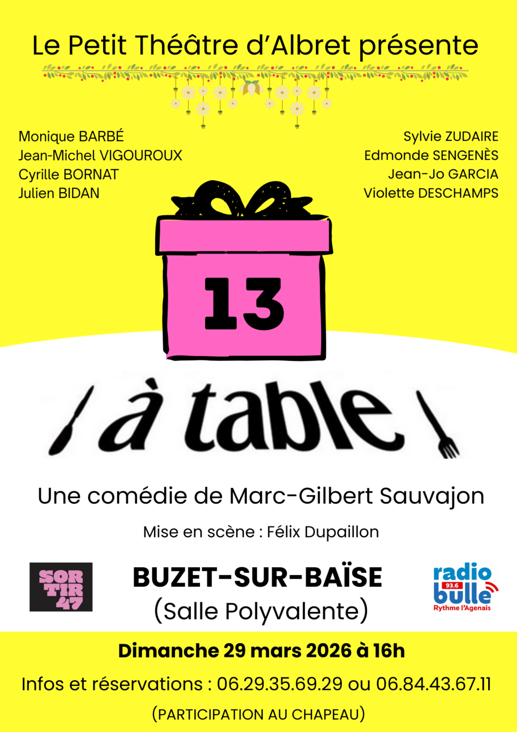 Théâtre À table !