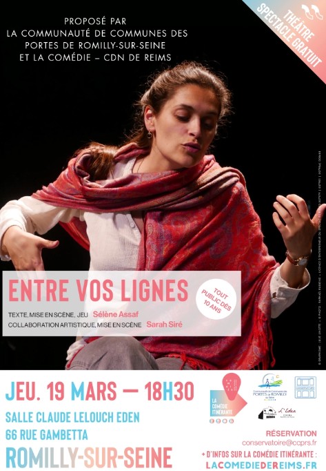 Théâtre au cinéma Eden de Romilly-sur-Seine 66 rue Gambetta Romilly-sur-Seine 2026-03-19