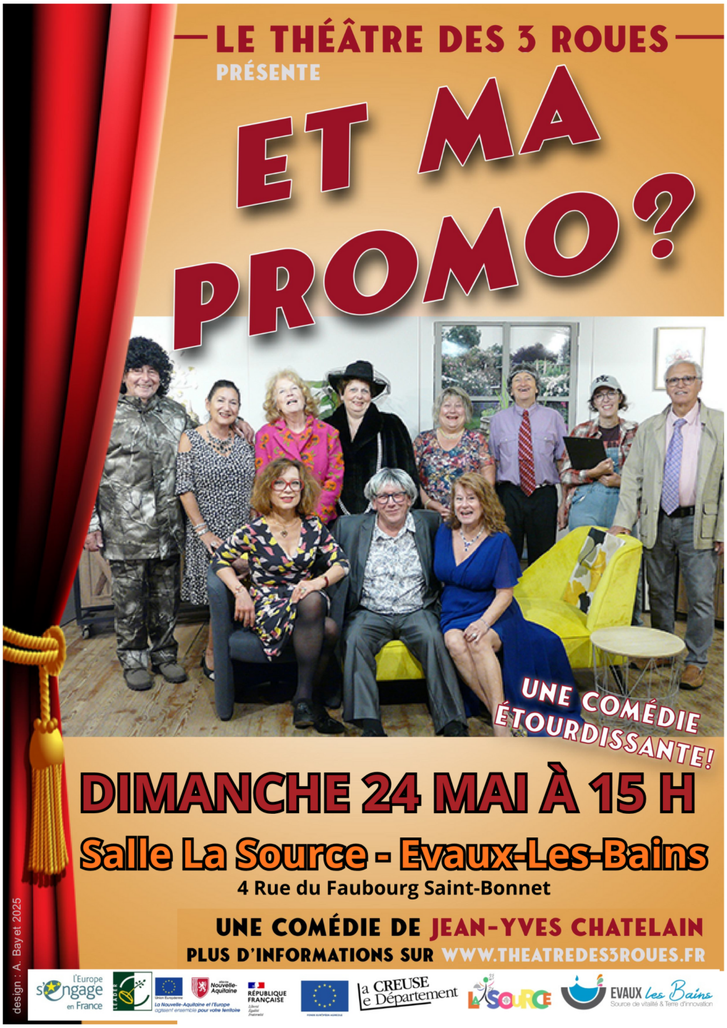 Théâtre Et ma promo ? 4 Rue du Faubourg Saint-Bonnet Évaux-les-Bains 2026-05-24