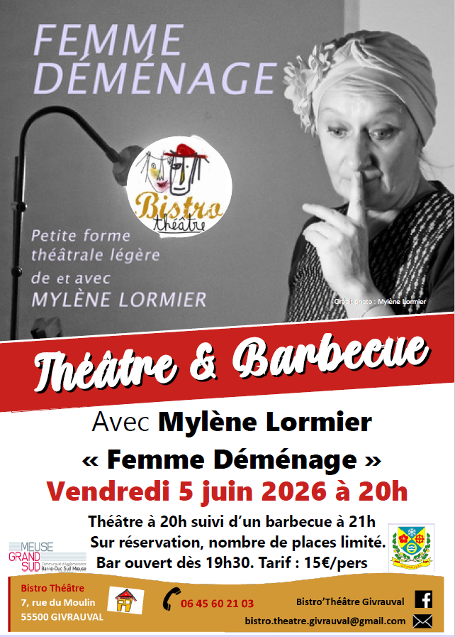 Théâtre Femme déménage 7 Rue du Moulin Givrauval 2026-06-05