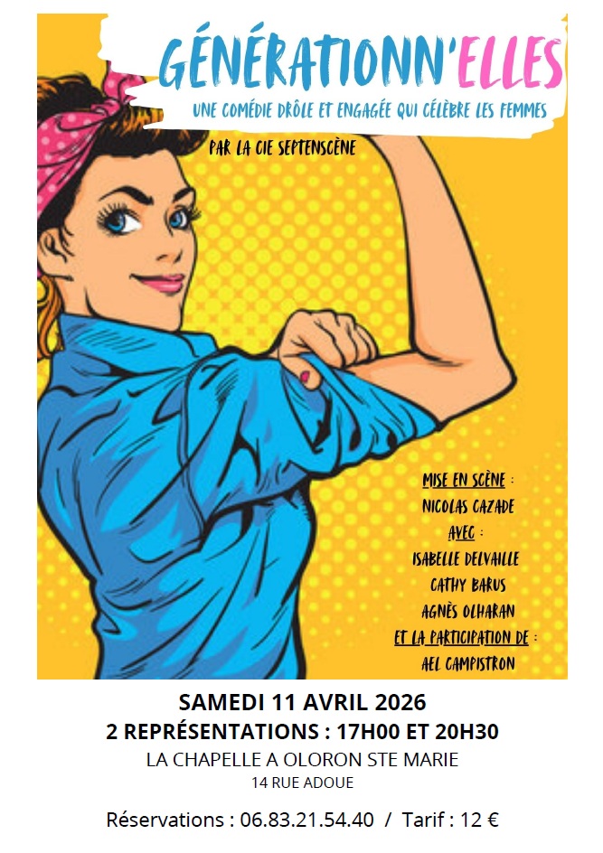 Théâtre Générationn'elles 14 Rue Adoue Oloron-Sainte-Marie 2026-04-11