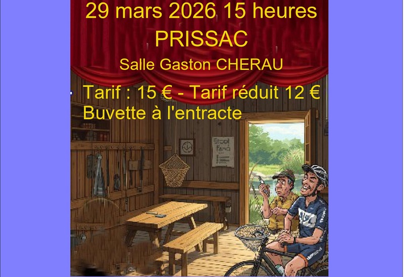 Théatre Un tour à perdre les pédales 1 rue du Foyer Prissac 2026-03-29