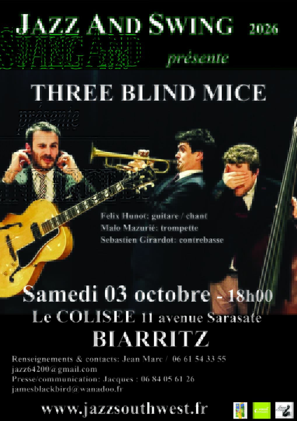 Three blond mice Le Colisée Biarritz