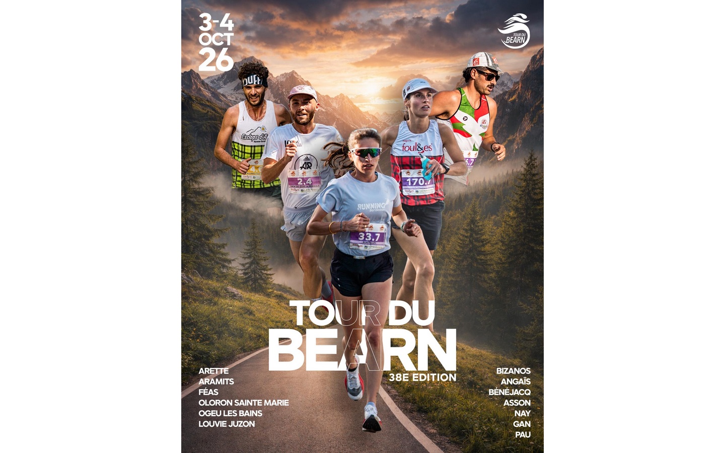 Tour du béarn 2026  Pau