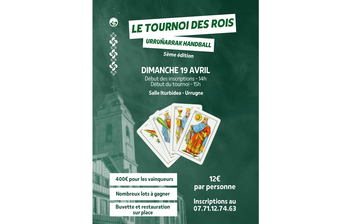 Tournoi de Mus Tournoi de Mus 101 Chemin d'Aguerrenborda Urrugne 2026-04-19
