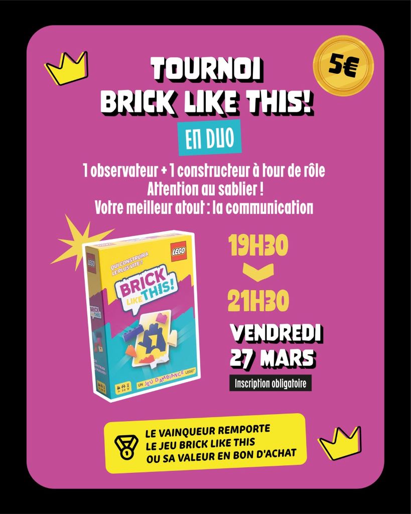 Tournoi LEGO en DUO ! 8 rue Daste Soustons 2026-03-27