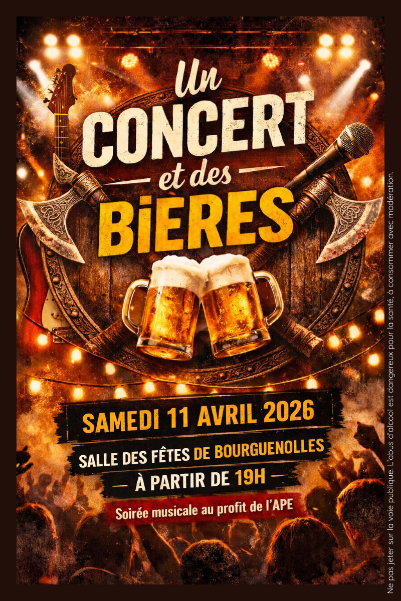 Un concert et des bières Bourguenolles Bourguenolles 2026-04-11