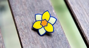 Un jonquille contre le cancer Place du Martroi Saint-Benoît-sur-Loire 2026-03-14