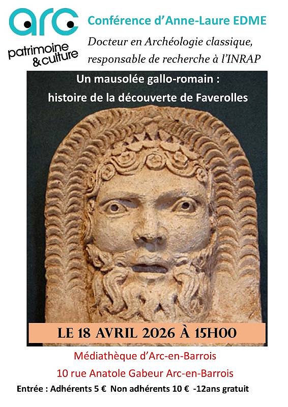 Un mausolée gallo-romain histoire de la découverte de Faverolles Médiathèque Arc-en-Barrois 2026-04-18